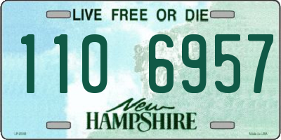 NH license plate 1106957