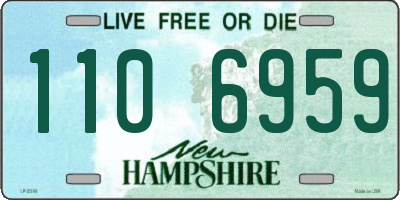 NH license plate 1106959