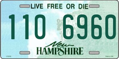 NH license plate 1106960