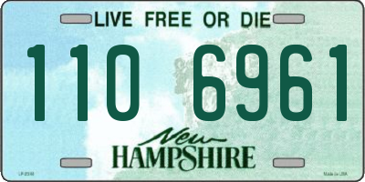 NH license plate 1106961