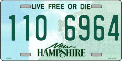 NH license plate 1106964