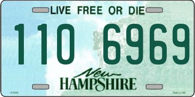 NH license plate 1106969