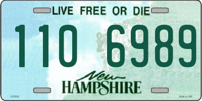 NH license plate 1106989