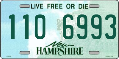 NH license plate 1106993