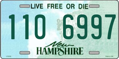 NH license plate 1106997