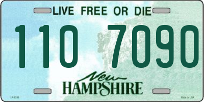 NH license plate 1107090