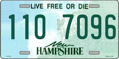 NH license plate 1107096