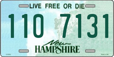 NH license plate 1107131