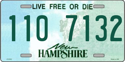 NH license plate 1107132