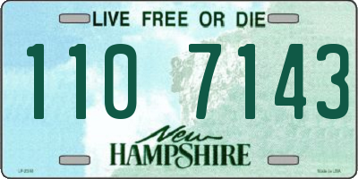 NH license plate 1107143