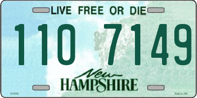 NH license plate 1107149