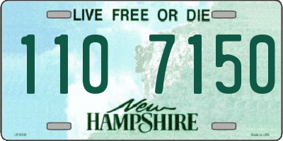 NH license plate 1107150
