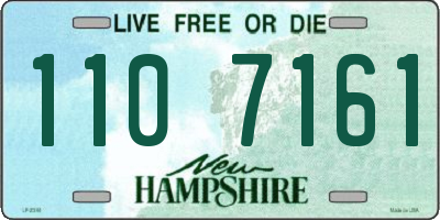 NH license plate 1107161
