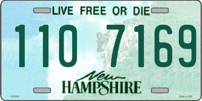 NH license plate 1107169