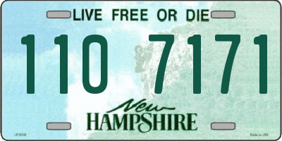NH license plate 1107171