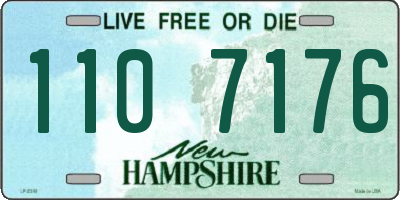 NH license plate 1107176