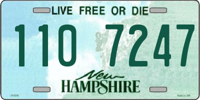 NH license plate 1107247