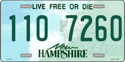 NH license plate 1107260