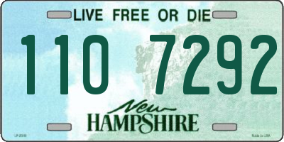 NH license plate 1107292