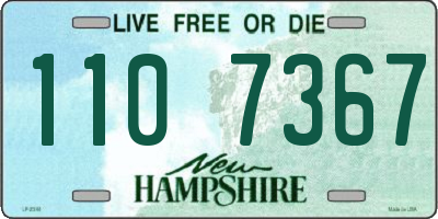 NH license plate 1107367