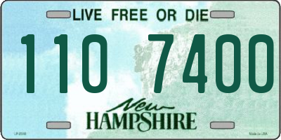 NH license plate 1107400