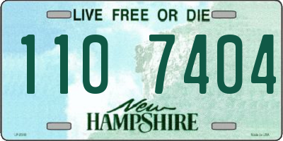 NH license plate 1107404
