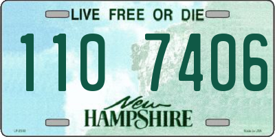 NH license plate 1107406