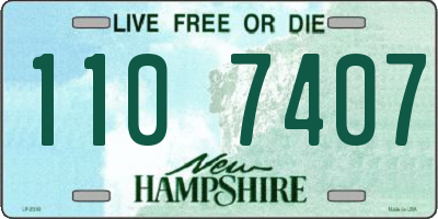 NH license plate 1107407