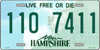 NH license plate 1107411
