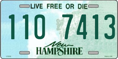 NH license plate 1107413