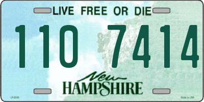 NH license plate 1107414