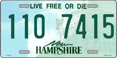 NH license plate 1107415