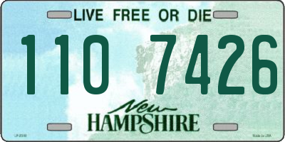 NH license plate 1107426