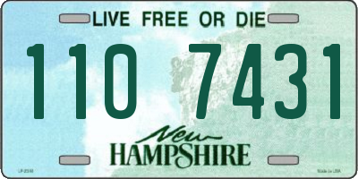 NH license plate 1107431
