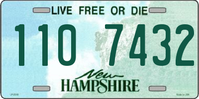 NH license plate 1107432
