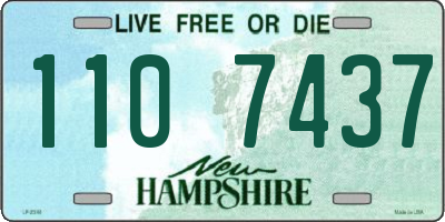 NH license plate 1107437