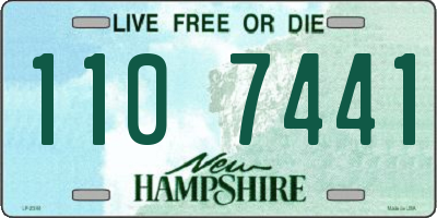 NH license plate 1107441
