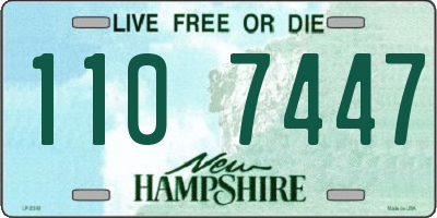 NH license plate 1107447