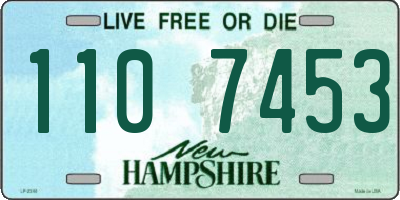 NH license plate 1107453