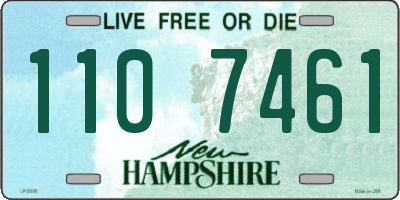 NH license plate 1107461