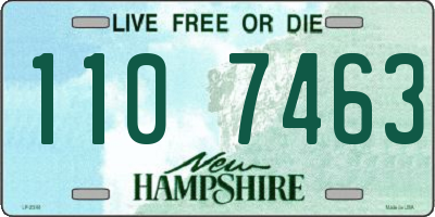 NH license plate 1107463