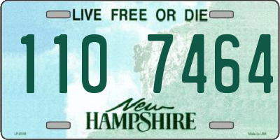 NH license plate 1107464