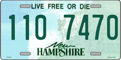NH license plate 1107470
