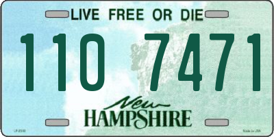 NH license plate 1107471