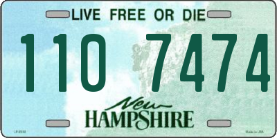 NH license plate 1107474