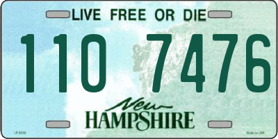 NH license plate 1107476