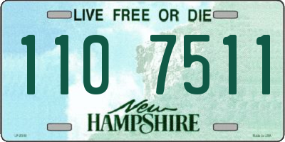 NH license plate 1107511