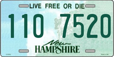 NH license plate 1107520
