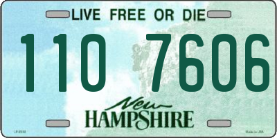 NH license plate 1107606