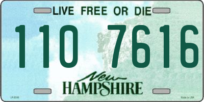 NH license plate 1107616
